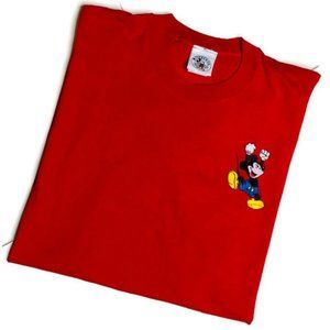 Vintage 90s Mickey & Co Embroidered Disney T-Shirt